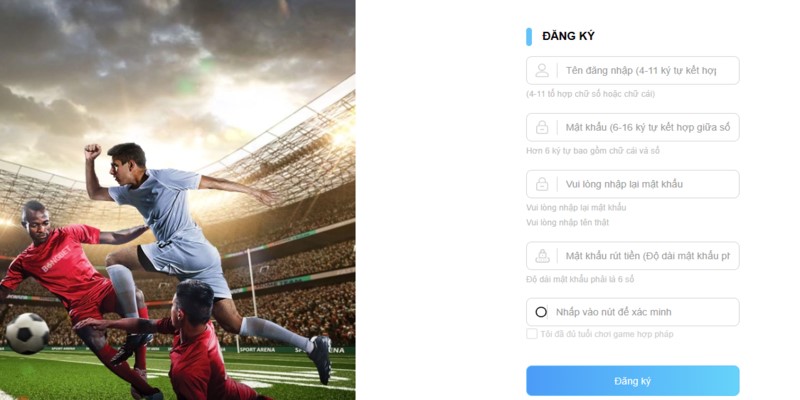 Quy trình đăng ký Rs8sport nhanh chóng cho tân thủ